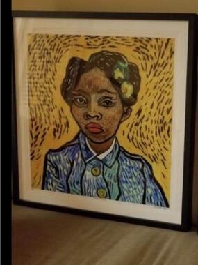 African American signed & numbered rare framed pictures $150 each both $275